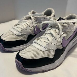 Nike Girls Air Max SC GS ‘White Lilac’ Shoes (CZ5358-107), Size: 7Y